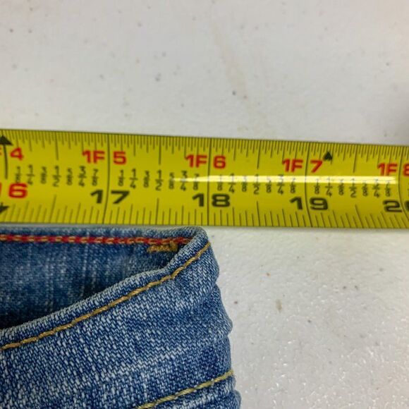 Levis 550 Jeans Womens 20 Short Blue Relaxed Bootcut Denim Western Stretch 36x29 - Picture 13 of 16